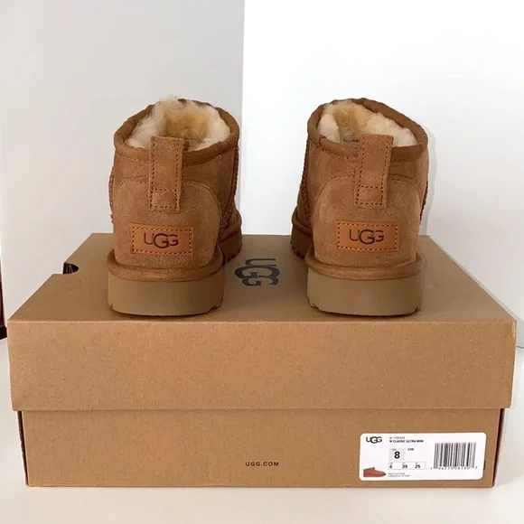 UGG Classic Ultra Mini Boot Chestnut - Picture 4 of 14
